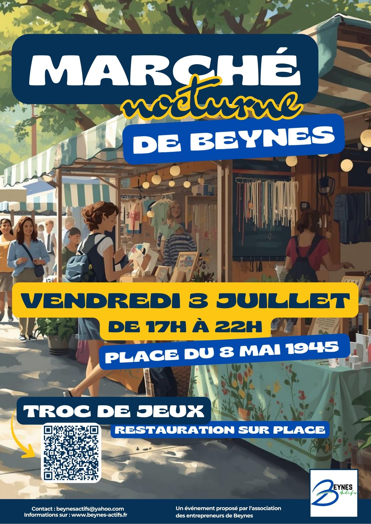 Affiche Marché de Noturne première edition
